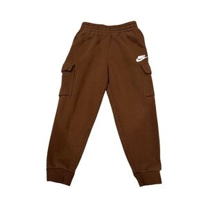 Nike Kids Chocolate Brown Cargo Joggers